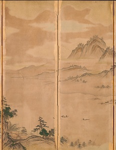 山水図屏風 さんすいずびょうぶ