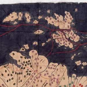 元禄伊予国絵図（東・中予部分） げんろくいよくにえず（とう・ちゅうよぶぶん）