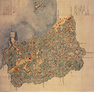 大洲藩領絵図