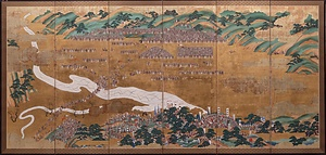 朝鮮軍陣図屏風 ちょうせんぐんじんずびょうぶ