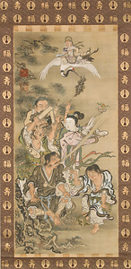 八仙人図