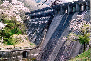 間瀬堰堤