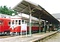 旧名鉄美濃町線美濃駅プラットホーム及び線路