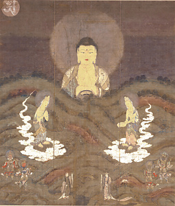 絹本著色山越阿弥陀図