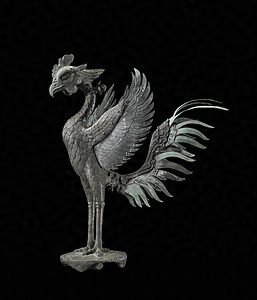 金銅鳳凰（鳳凰堂中堂旧棟飾）