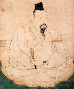 紙本著色益田兼尭像〈雪舟ノ印アリ／〉 しほんちゃくしょくますだかねたかぞう