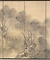 絹本淡彩柳鷺群禽図〈呉春筆／六曲屏風〉