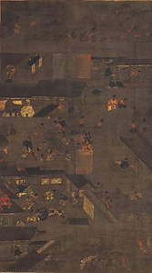 絹本著色善光寺如来縁起絵 けんぽんちゃくしょくぜんこうじにょらいえんぎえ
