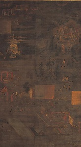 絹本著色善光寺如来縁起絵 けんぽんちゃくしょくぜんこうじにょらいえんぎえ
