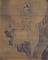 絹本墨画白衣観音図