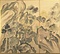 紙本著色蘭亭曲水龍山勝会図〈池大雅筆／宝暦十三年七月の年記がある／六曲屏風〉