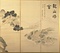 紙本著色蘭亭曲水龍山勝会図〈池大雅筆／宝暦十三年七月の年記がある／六曲屏風〉