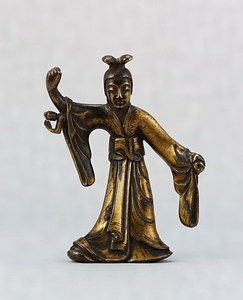 銅造摩耶夫人及天人像（法隆寺献納） 