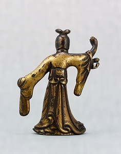 銅造摩耶夫人及天人像（法隆寺献納） 
