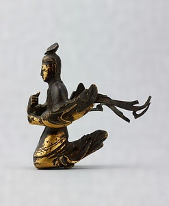 銅造摩耶夫人及天人像（法隆寺献納） 