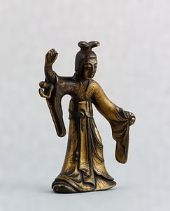 銅造摩耶夫人及天人像（法隆寺献納） 