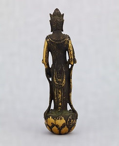 銅造阿弥陀如来及両脇侍像（法隆寺献納） 