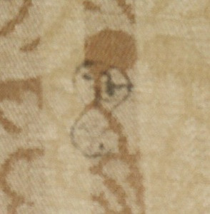 綾地締切蝶牡丹文片身替小袖 あやじしめきりちょうぼたんもんかたみがわりこそで