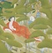 絹本著色湯女図〈土田麦僊筆／二曲屏風〉