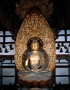 木造阿弥陀如来坐像〈定朝作／（鳳凰堂安置）〉
