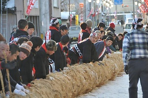 刈和野の大綱引き かりわののおおつなひき