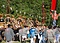 熊甲二十日祭の枠旗行事