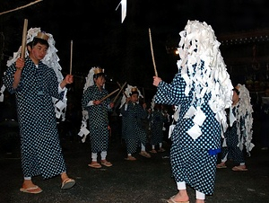 滝沢八坂神社の田遊び たきざわやさかじんじゃのたあそび