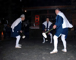 滝沢八坂神社の田遊び
