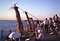 滑川のネブタ流し