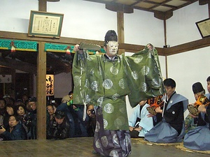 車大歳神社の翁舞