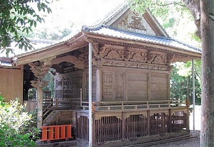都萬神社本殿