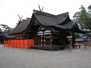 住吉大社 幣殿及び渡殿（四棟）　（第二殿）