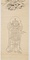 紙本白描東大寺戒壇院扉絵図