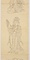 紙本白描東大寺戒壇院扉絵図