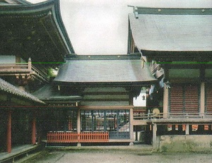 柞原八幡宮 拝殿 ゆすはらはちまんぐう はいでん