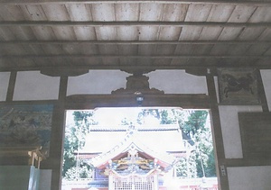 雙栗神社拝殿 さぐりじんじゃはいでん