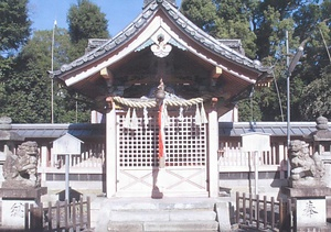 雙栗神社本殿門