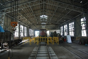 旧小坂鉄道小坂駅機関車庫 きゅうこさかてつどうこさかえききかんしゃこ