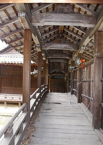 向日神社末社祖霊社渡廊 むこうじんじゃまっしゃそれいしゃわたろう