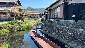 伊庭内湖の農村景観