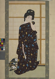 絵になる最初（竹内栖鳳筆　大正二年／絹本著色）