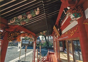 大前神社 拝殿及び幣殿 おおさきじんじゃ はいでんおよびへいでん