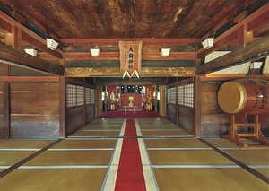 大前神社 拝殿及び幣殿 おおさきじんじゃ はいでんおよびへいでん