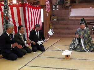 山中のお改めとシシ狩り行事 やまなかのおあらためとししかりぎょうじ