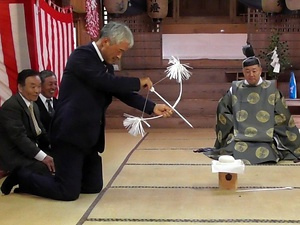 山中のお改めとシシ狩り行事 やまなかのおあらためとししかりぎょうじ