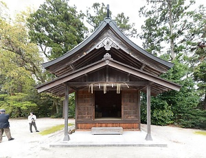 蚊屋島神社宝庫（仮殿）