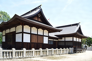 大浦神社祝詞殿、幣殿及び拝殿 おおうらじんじゃのりとでん、へいでんおよびはいでん