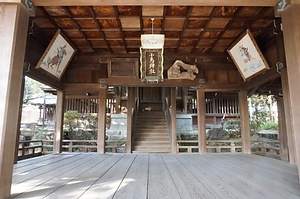 小烏神社拝殿及び渡殿 こがらすじんじゃはいでんおよびわたりでん