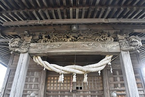 淡島神社拝殿 あわしまじんじゃはいでん