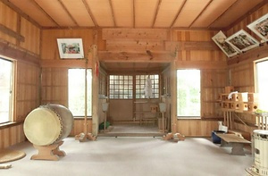 天日名鳥命神社幣拝殿 あめのひなどりのみことじんじゃへいはいでん